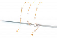 Цепочка для очков Ио:С31 золотой перл