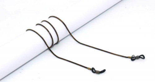  Шнурок для очков из коричневой кожи фото 2