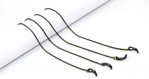  Шнурок для очков из коричневой кожи