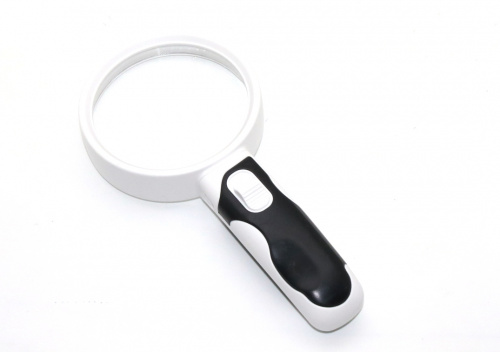 Лупа 77390B крат на ручке со светодиодной подсветкой