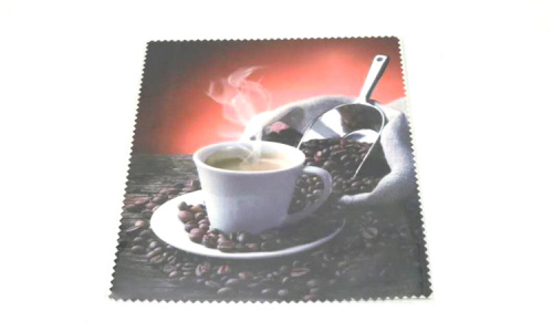 Салфетка для очков микрофибра 17*15 No:38