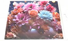 Салфетка для очков микрофибра 17*15 No:69