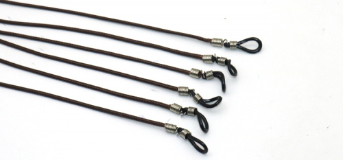  Шнурок для очков из коричневой кожи фото 3